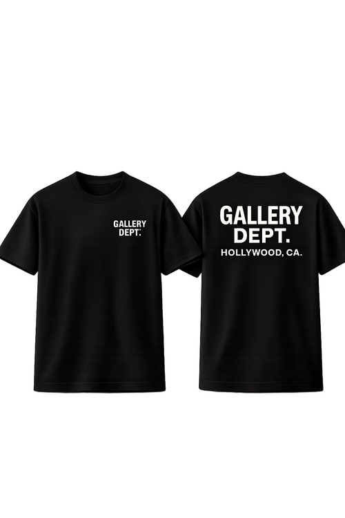 T-shirt GALLERY DEPT noir