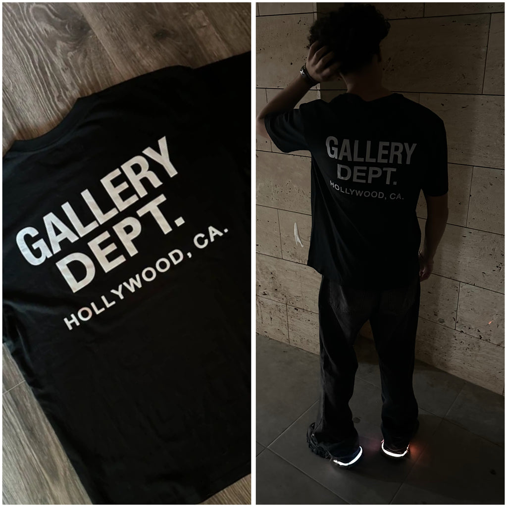 T-shirt GALLERY DEPT noir
