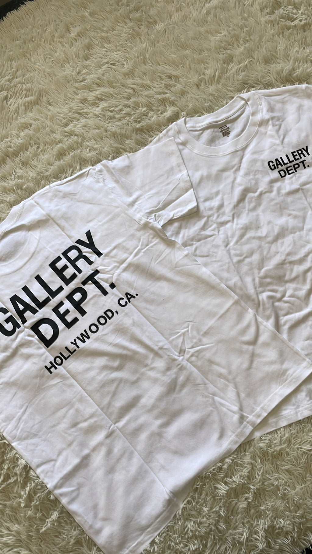 T-shirt GALLERY DEPT blanc