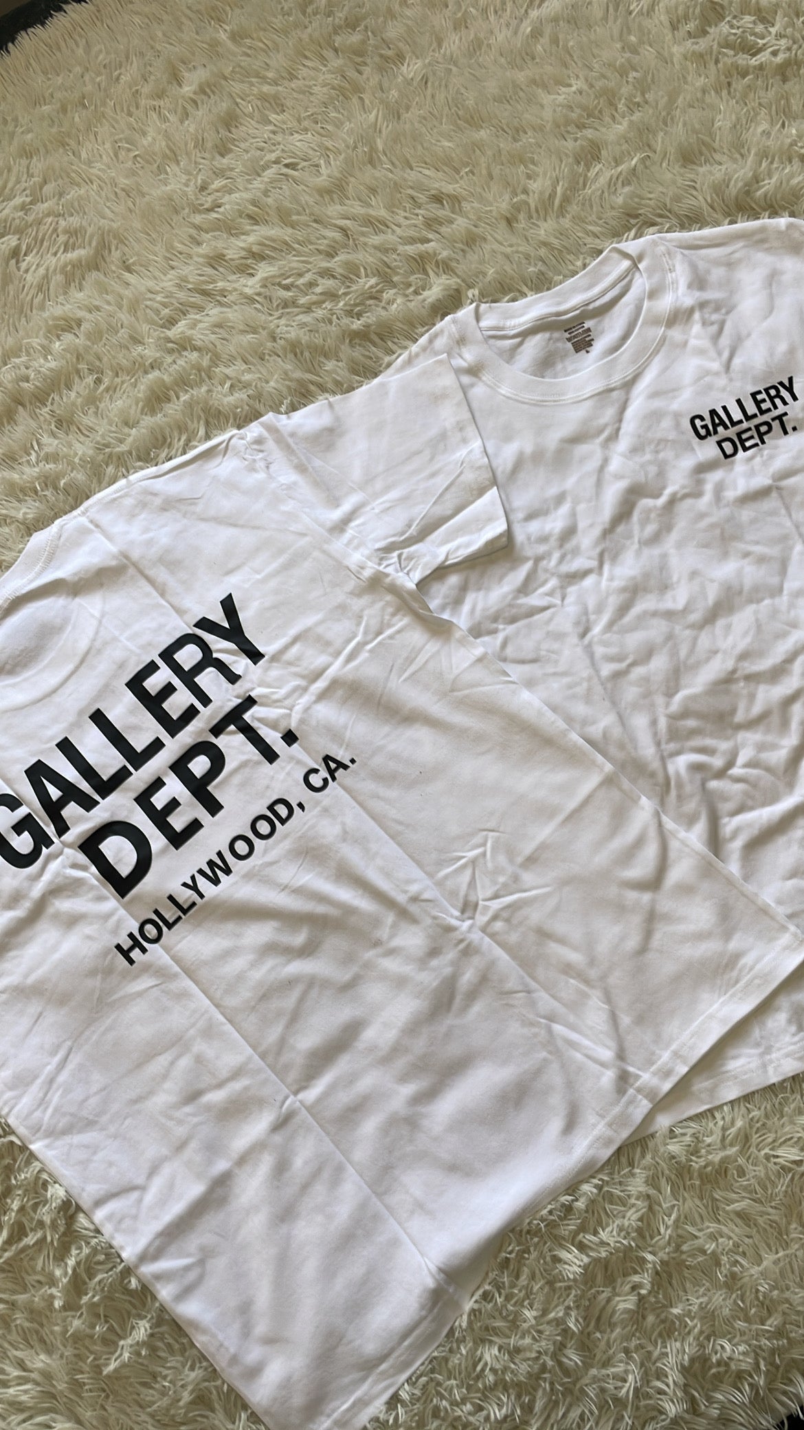 T-shirt GALLERY DEPT blanc