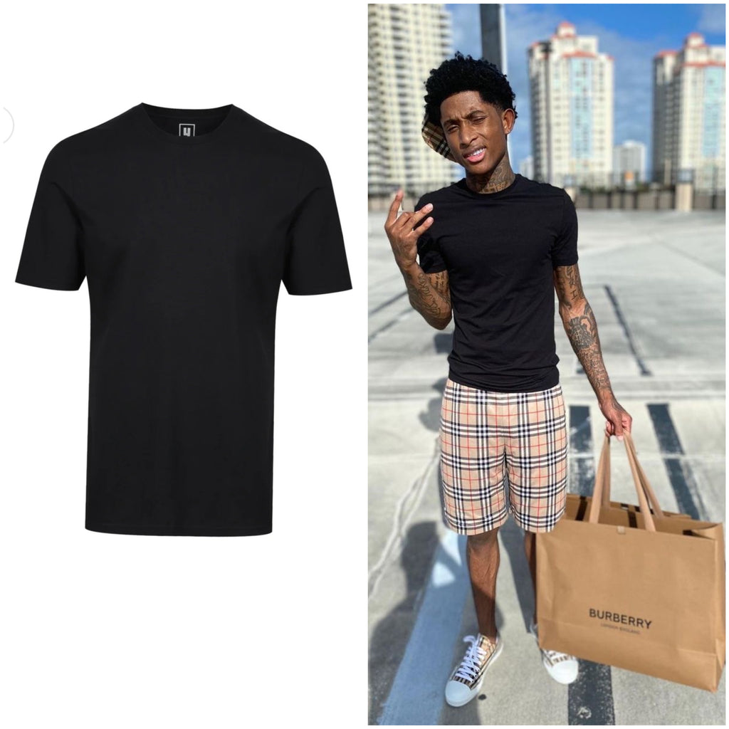 T-shirt slim fit noir