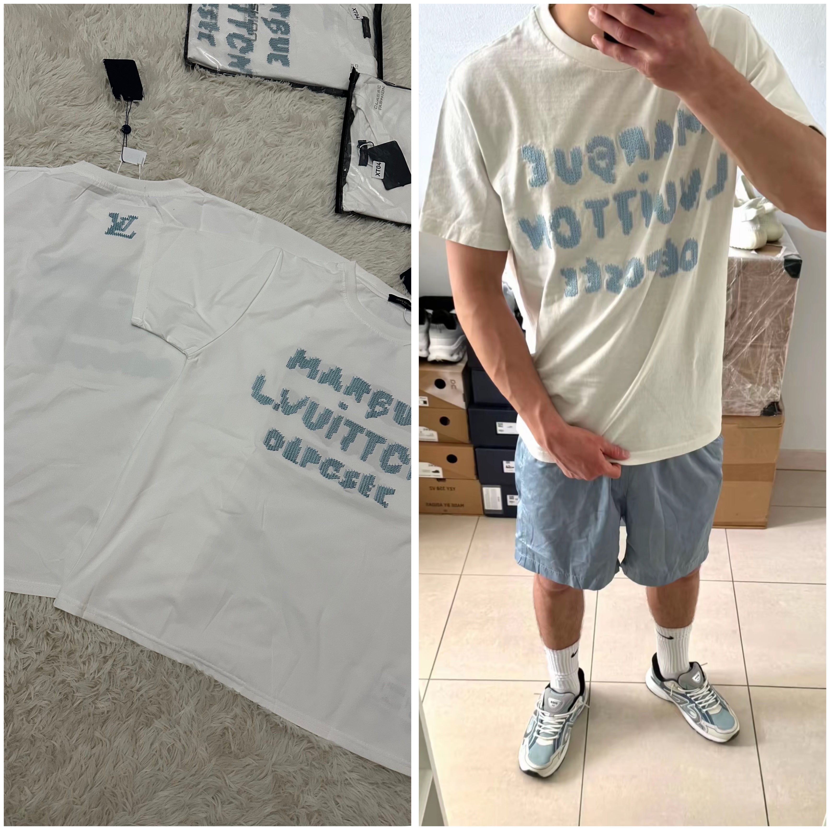 T-shirt Louis Vuitton déposée