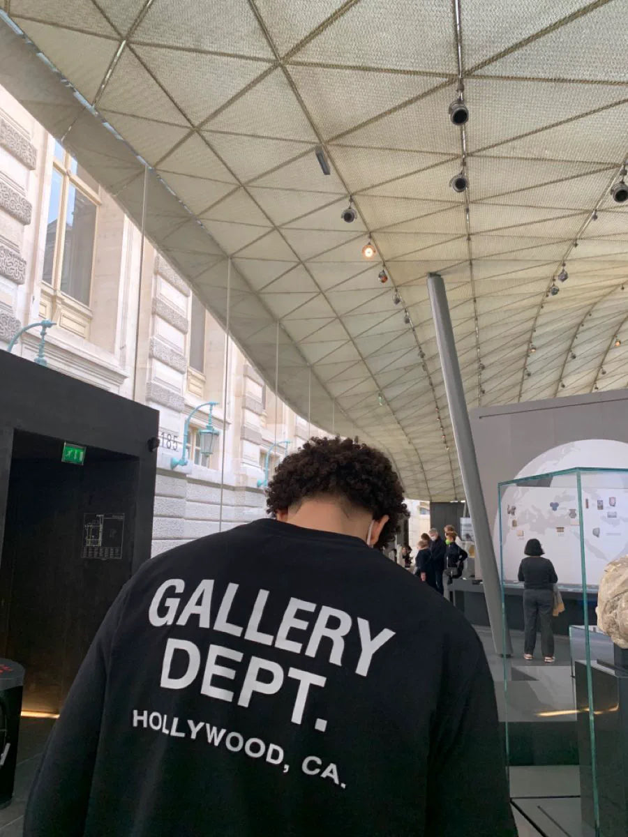 T-shirt GALLERY DEPT noir