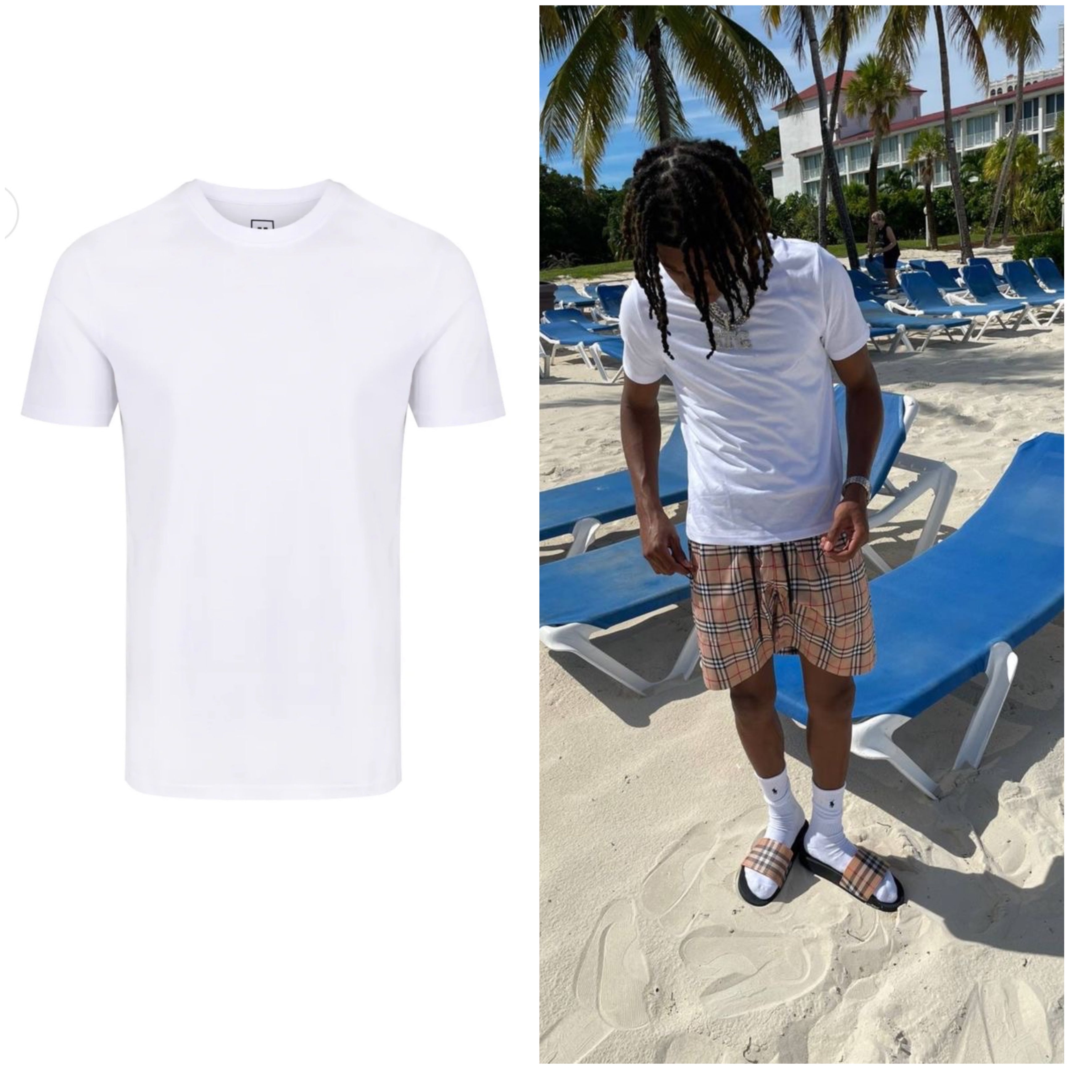T-shirt slim fit white