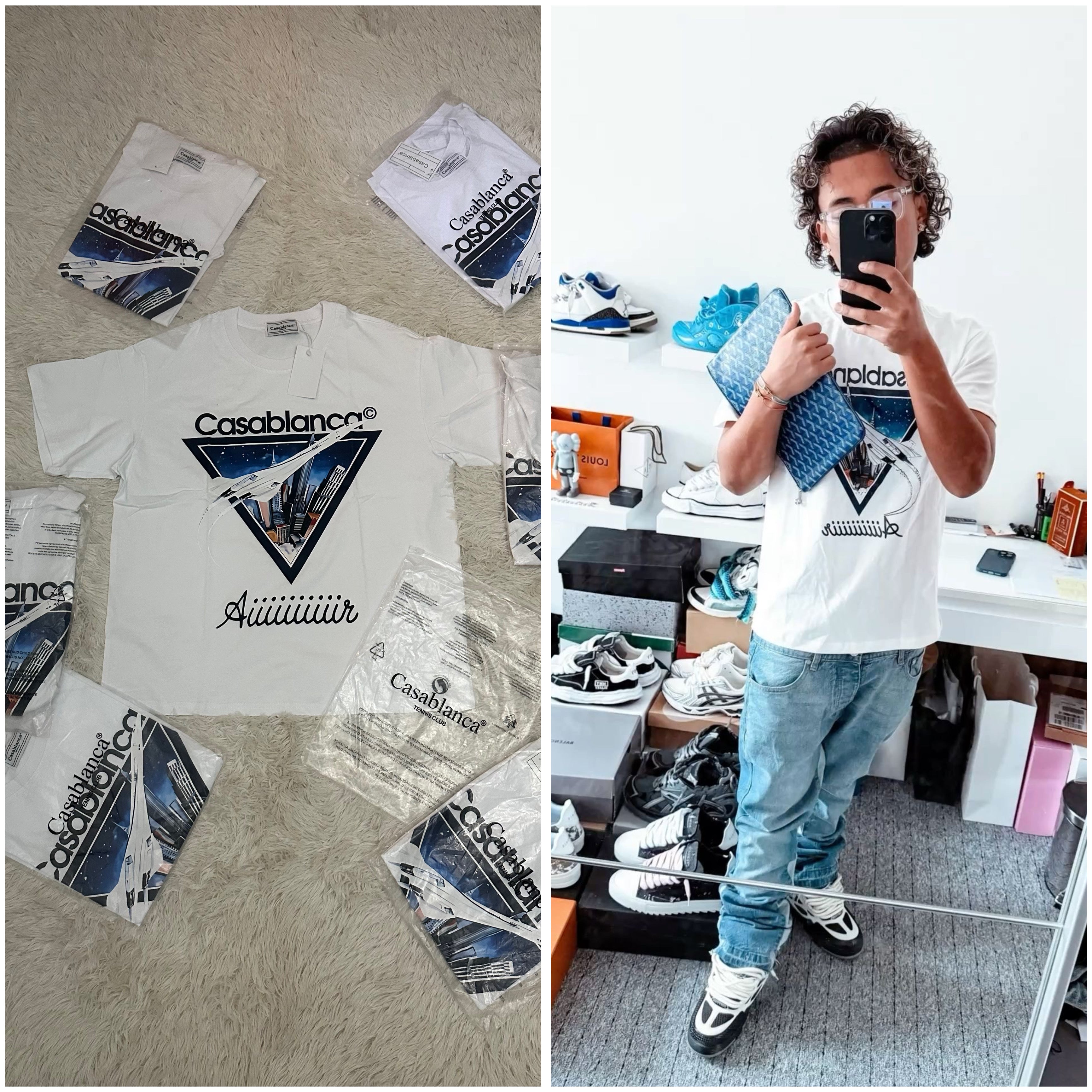 T-shirt casablanca aiiiiiiiir