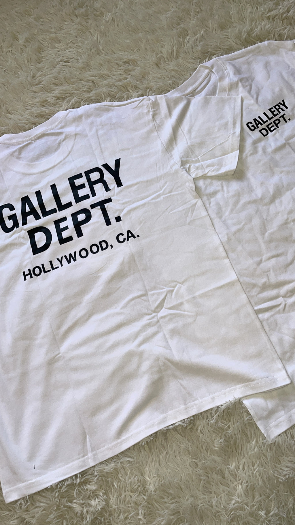 T-shirt GALLERY DEPT blanc
