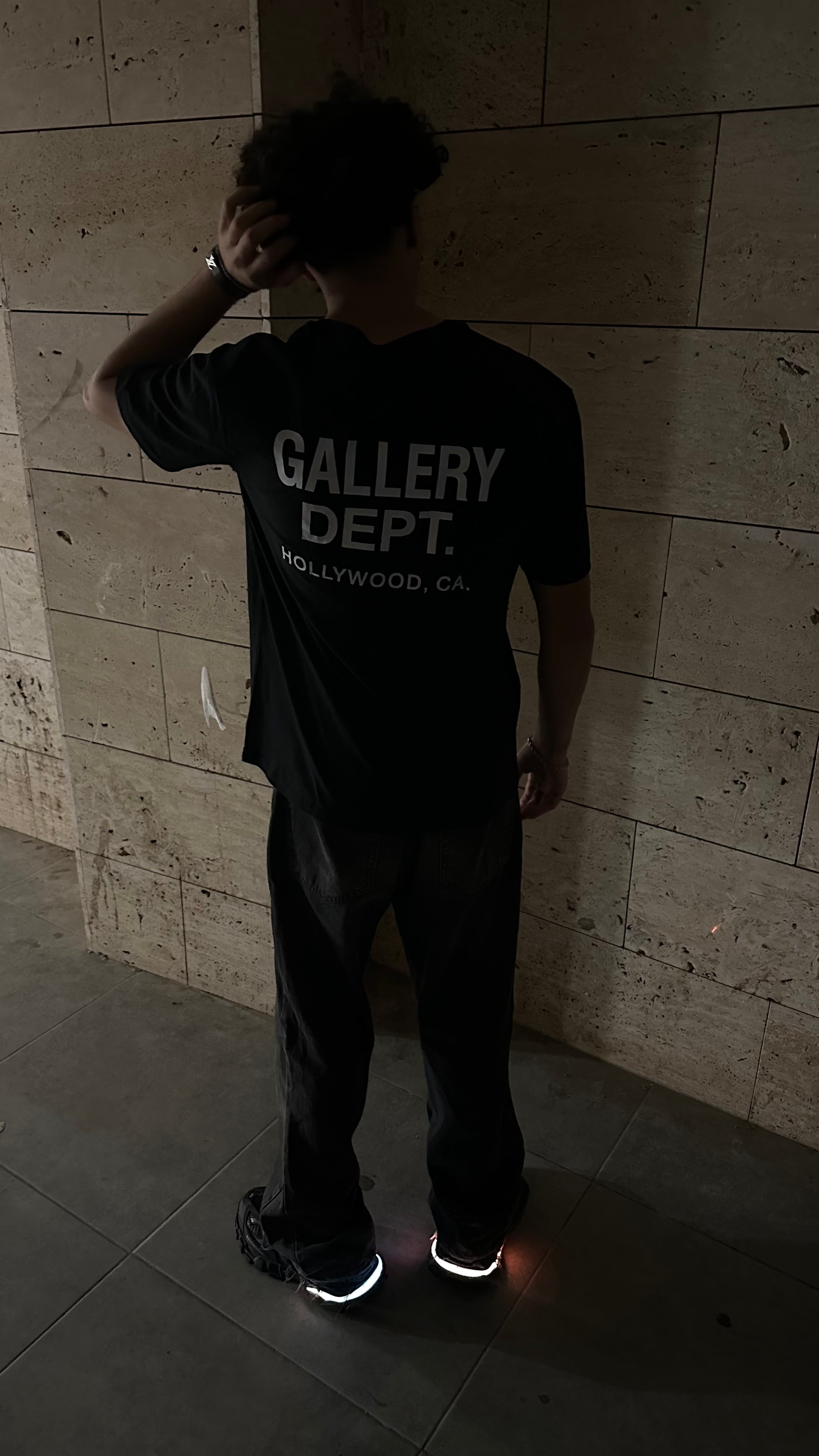 T-shirt GALLERY DEPT noir