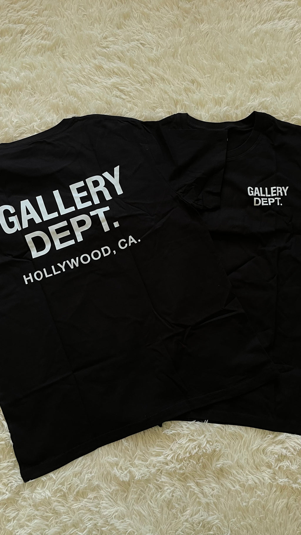 T-shirt GALLERY DEPT noir