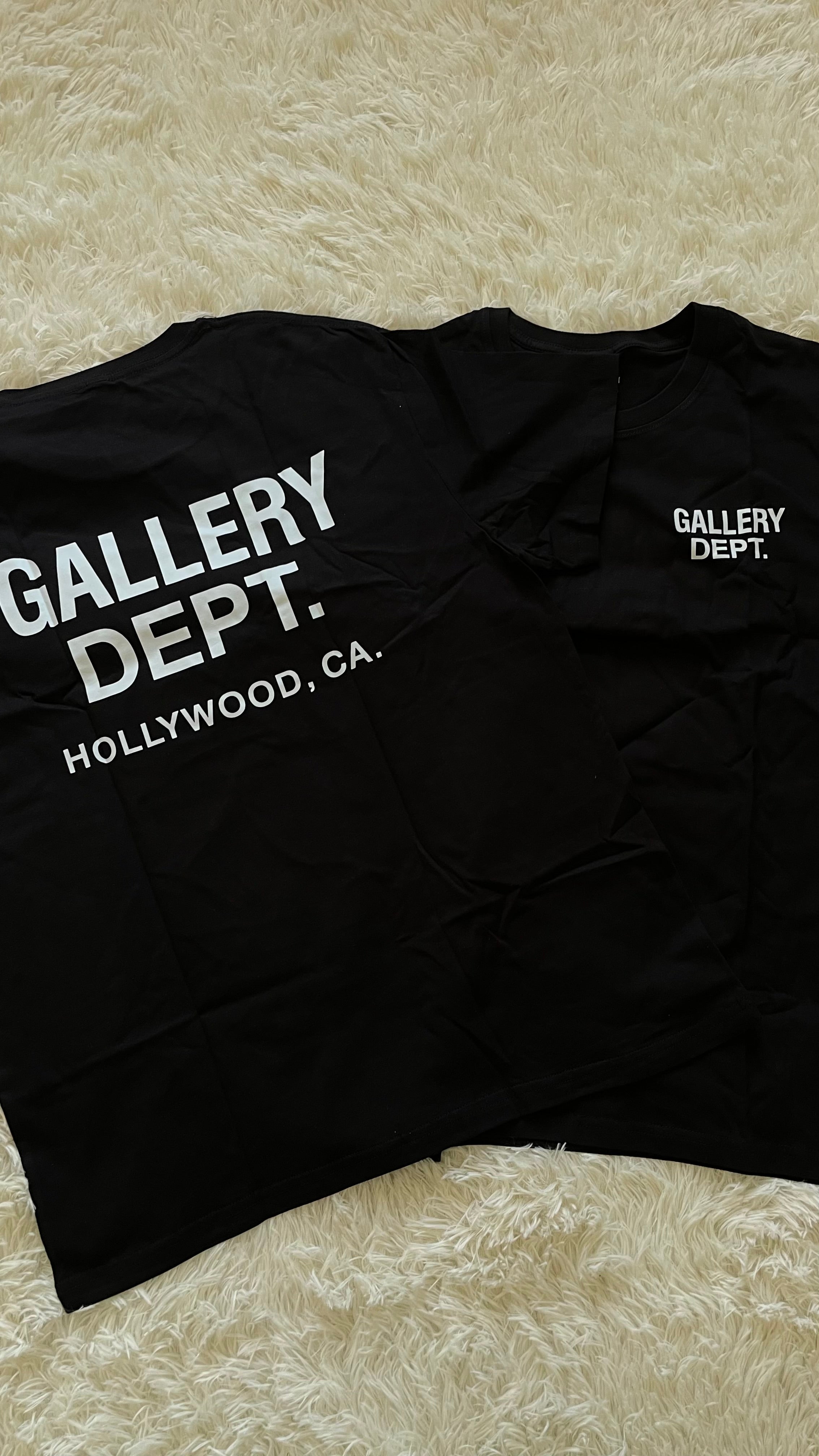 T-shirt GALLERY DEPT noir