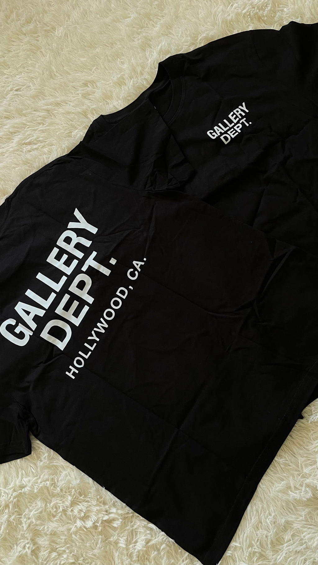 T-shirt GALLERY DEPT noir